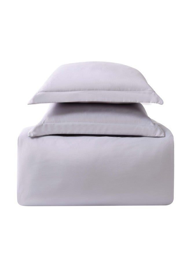 TRULY SOFT Everyday Duvet Set Lavender Polyester 3-Piece King Duvet Set, Solid Color Themed, for Men and Women, Oeko-TEX Certified Confidence - Image 2